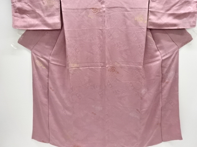  大正ロマン　花模様織り出し漆着物